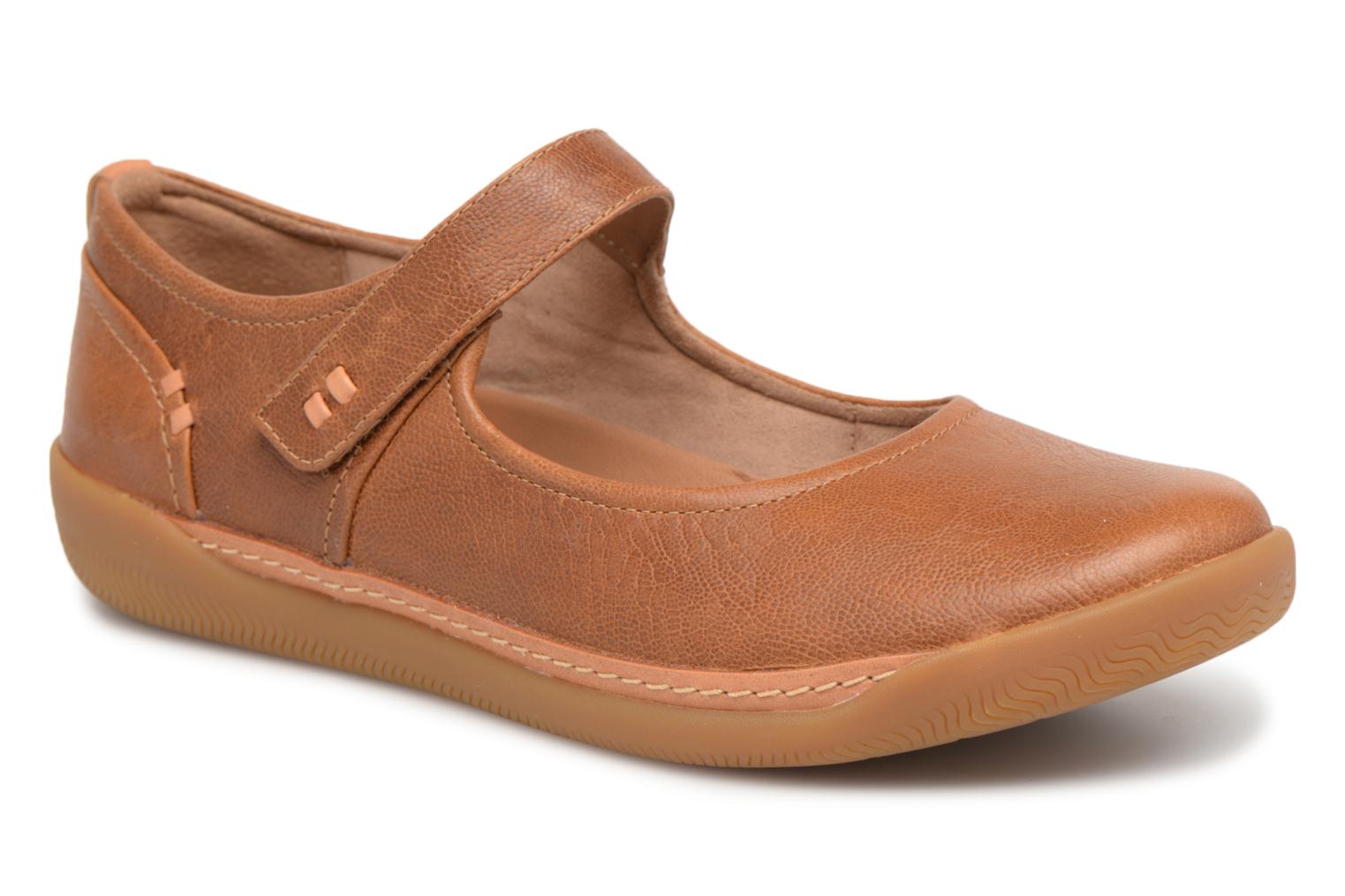 Zapatos de hombres y mujeres de moda casual Clarks Unstructured Un Haven Strap (Marrón) - Bailarinas en Más cómodo Zapatos de hombres de y mujeres de hombres moda casual Clarks Unstructured Un Haven Strap (Marrón) - Bailarinas en Más cómodo 457341